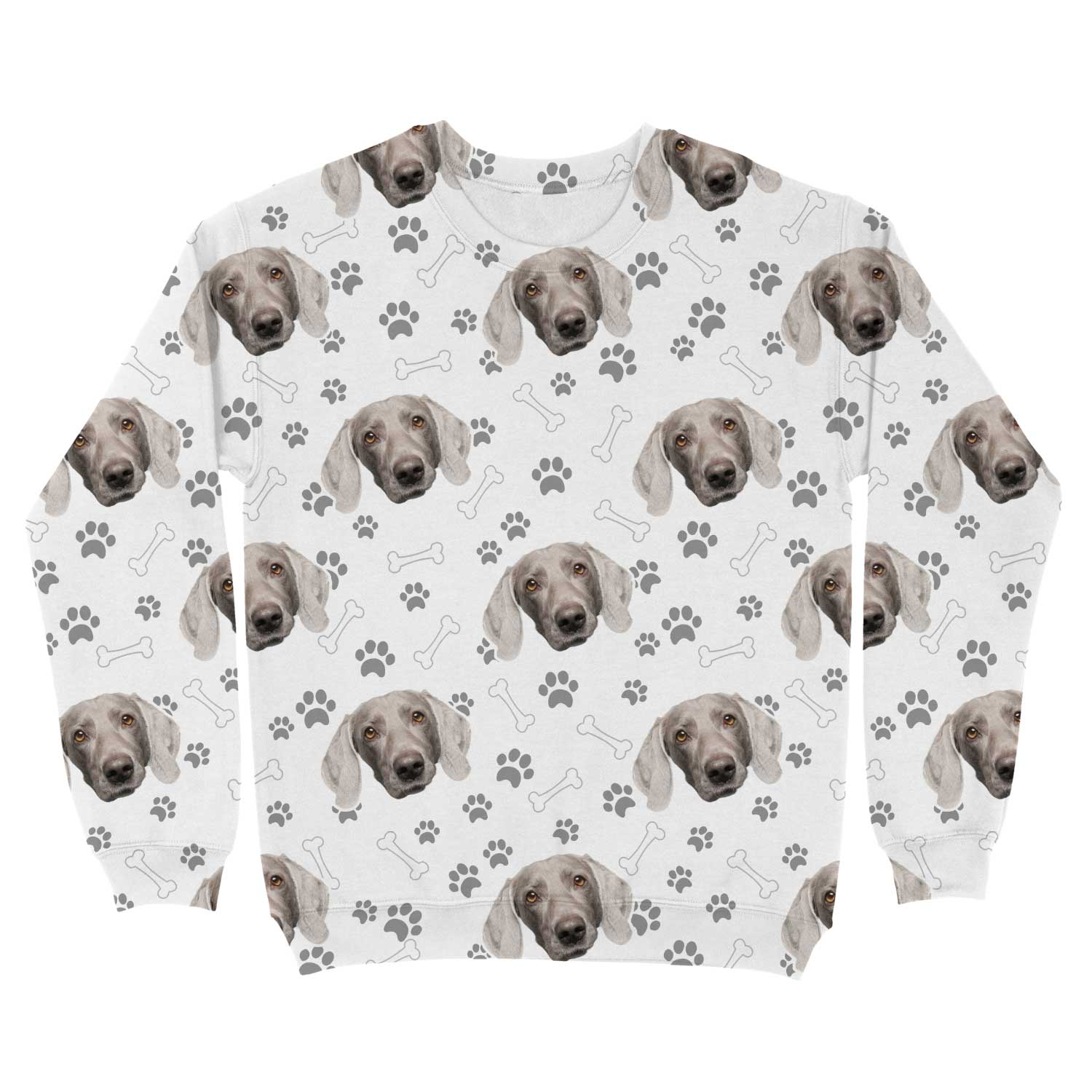 Dogzy Pattern Personalized Sweatshirt