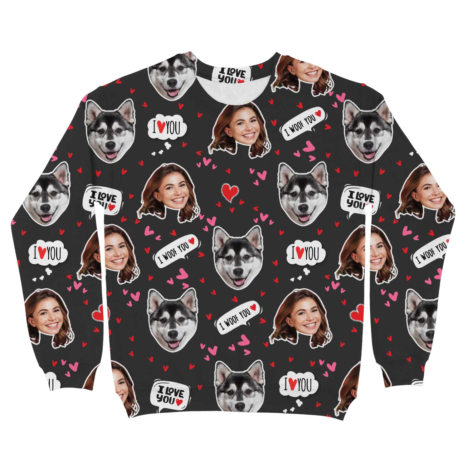 I Woof You Personalized Sweatshirt