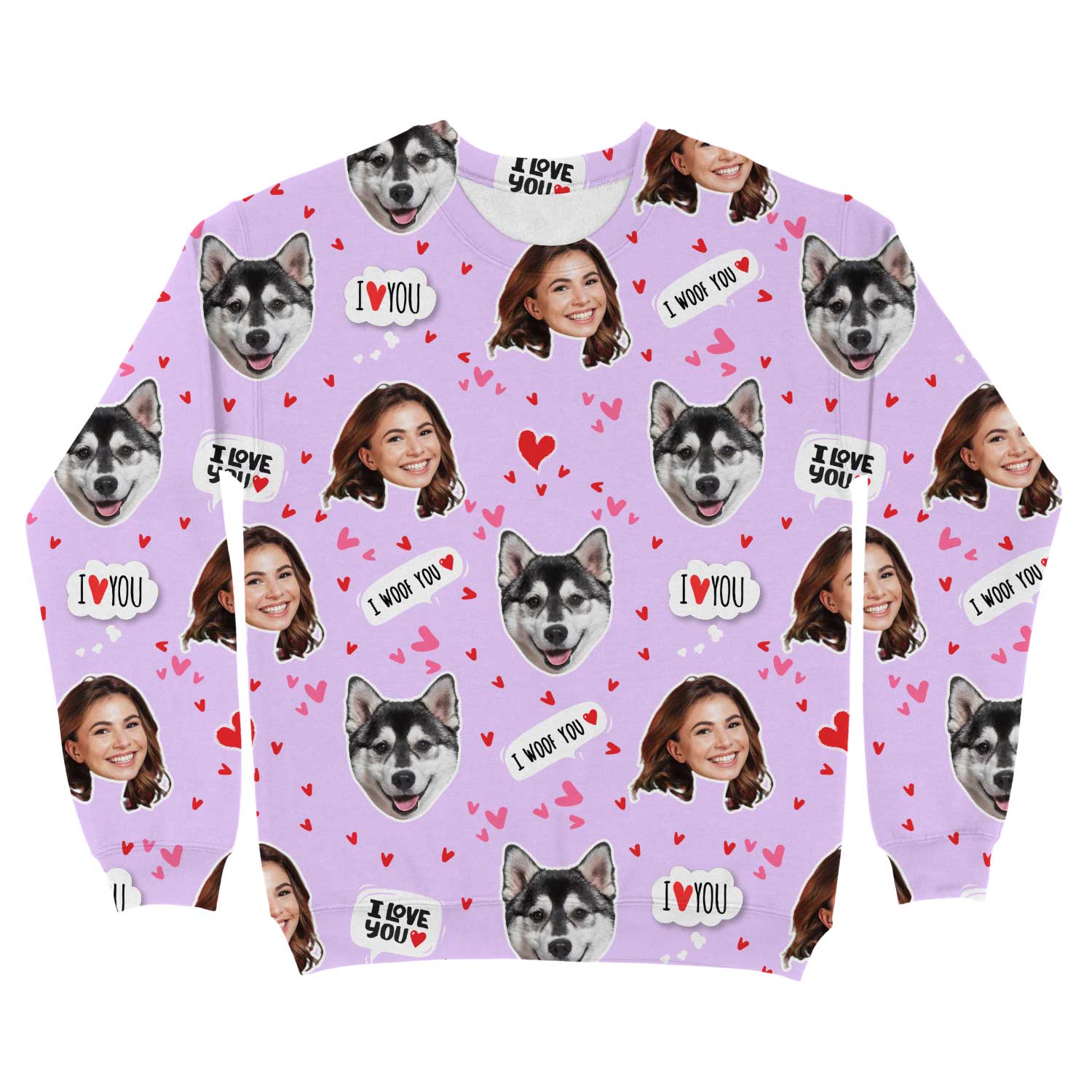 I Woof You Personalized Sweatshirt