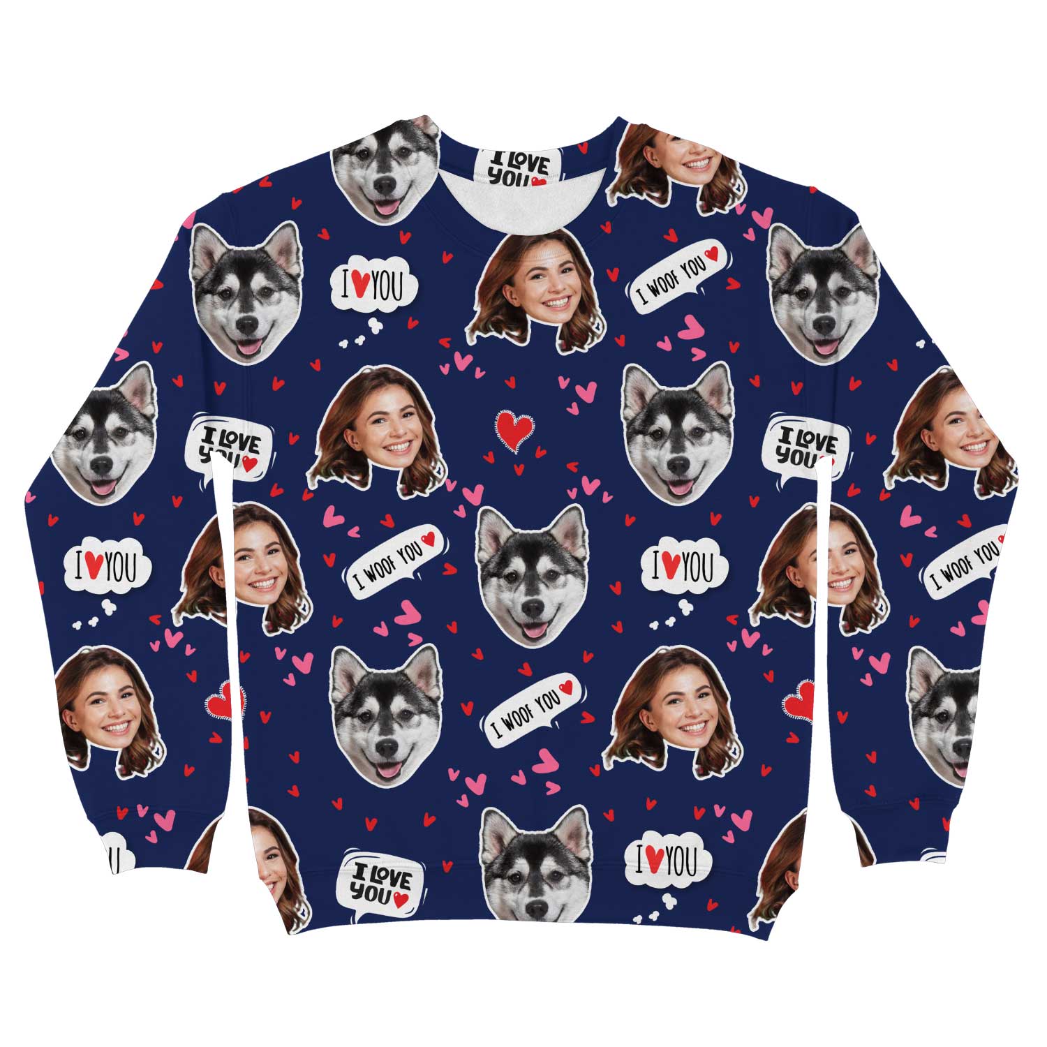 I Woof You Personalized Sweatshirt