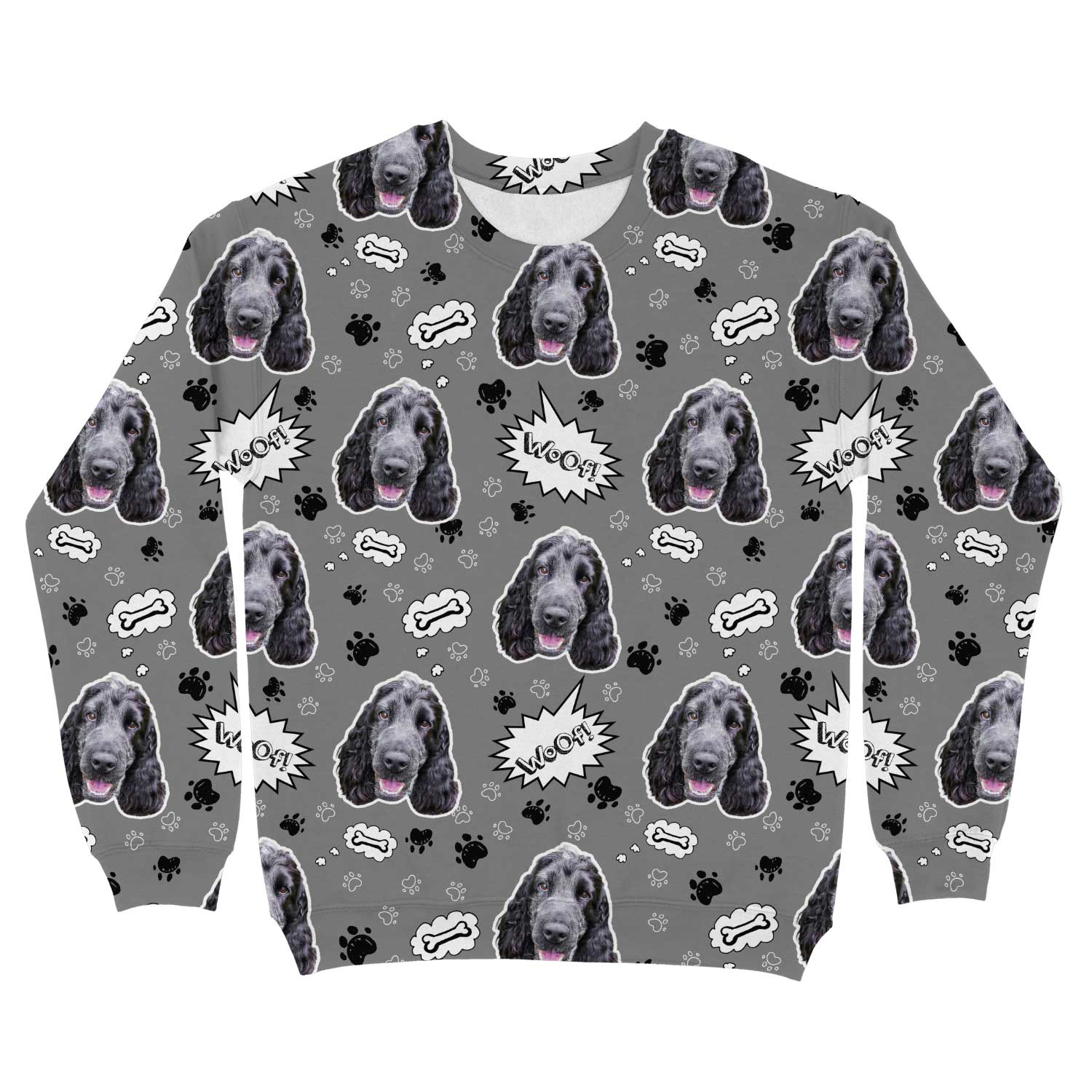 Woof Dog Personalized Sweatshirt