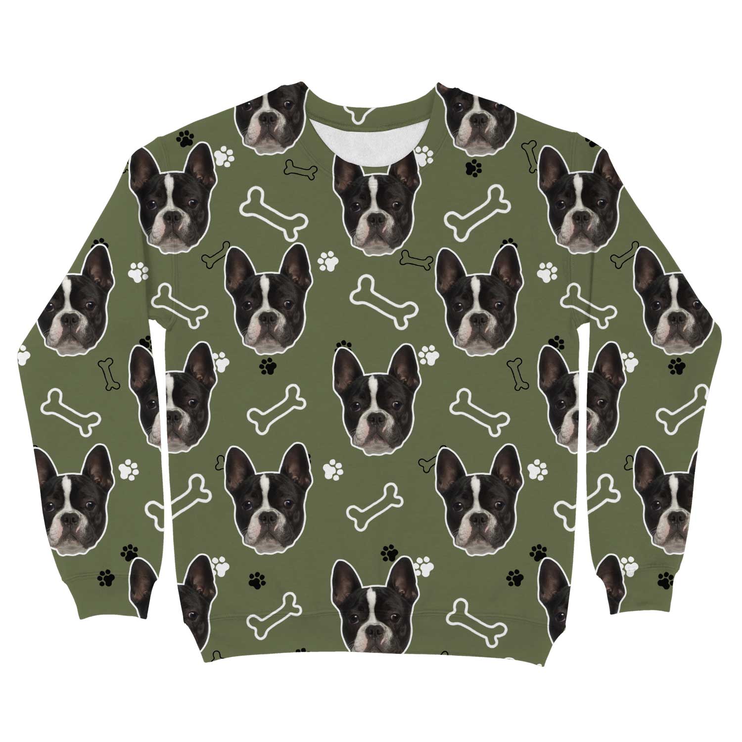 Doodle Paws and Bones Personalized Sweatshirt