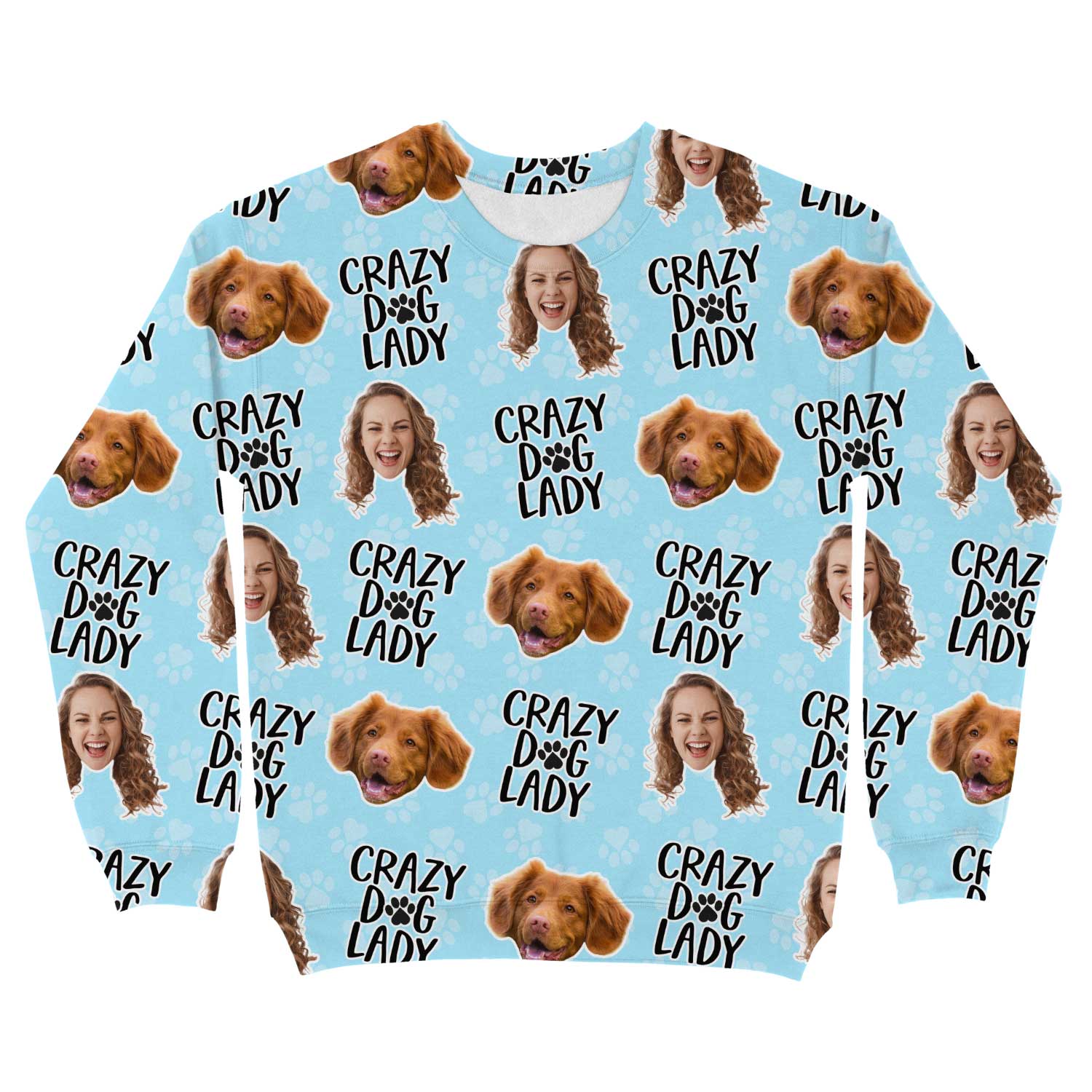 Crazy Dog Lady Personalized Sweatshirt