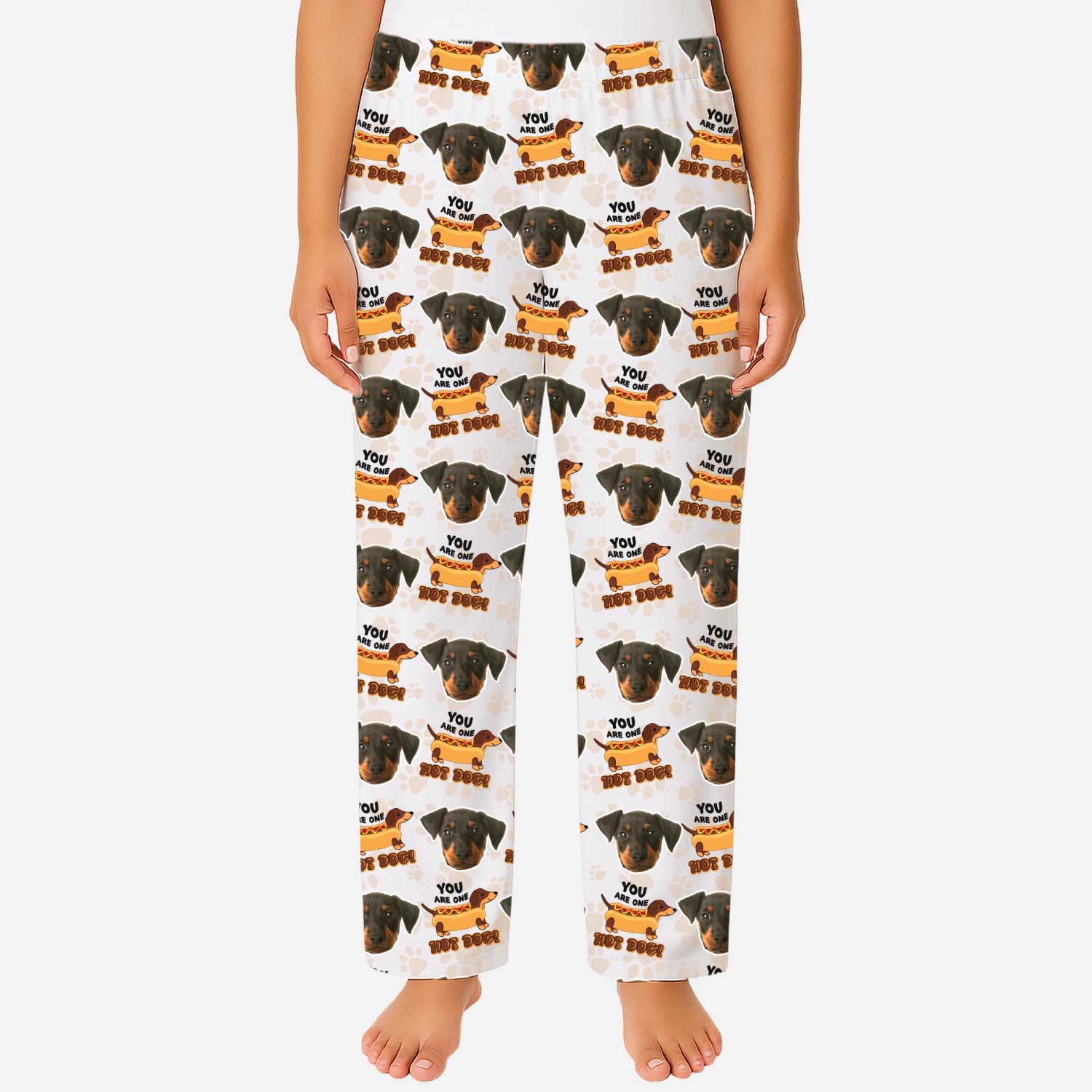 You Are One Hot Dog Women's Personalized PJ Pants