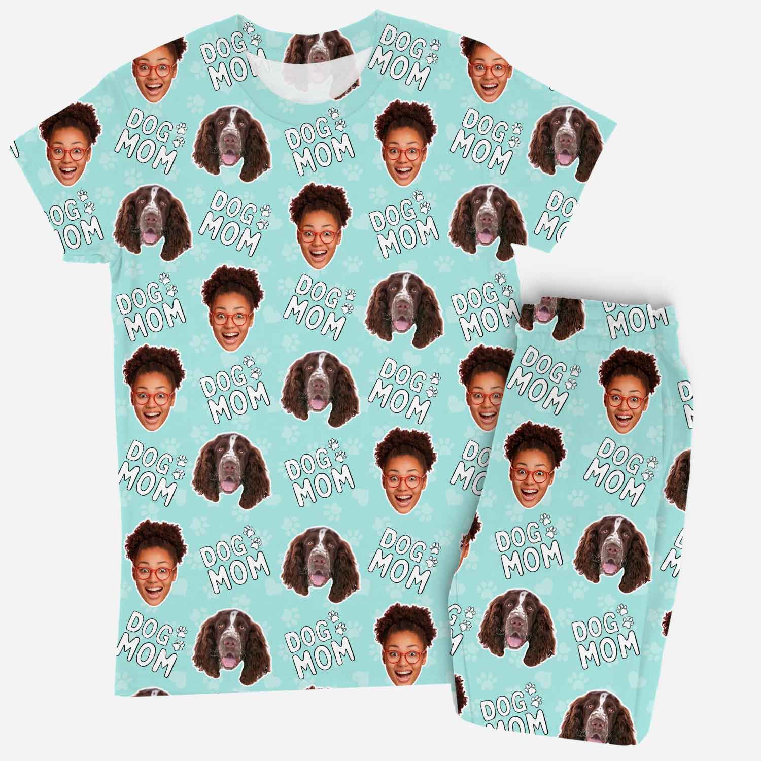 Women's Dog Mom Personalized Pajamas - Pant Set