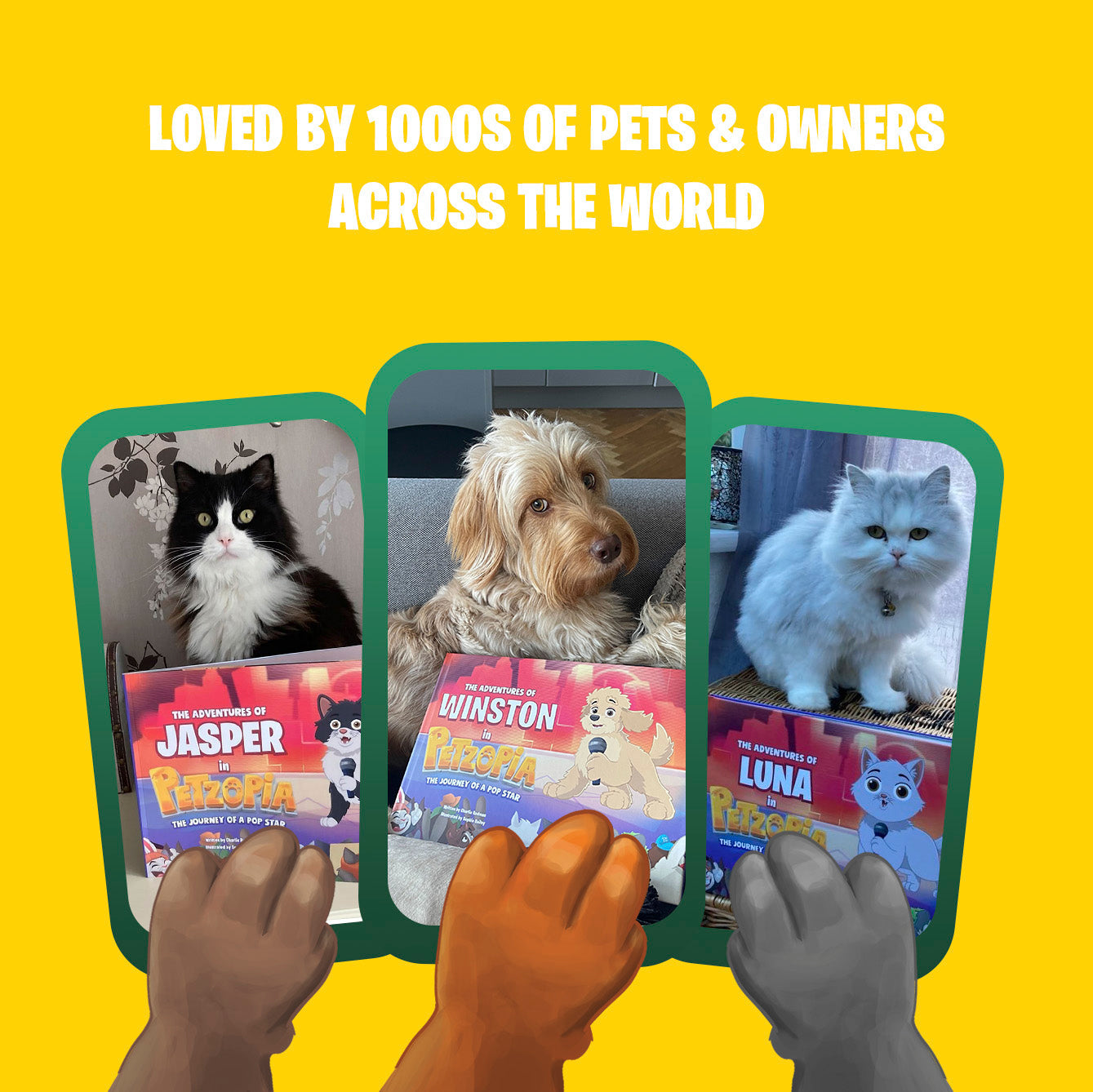 The Journey of a Pop Star Personalized Dog Storybook