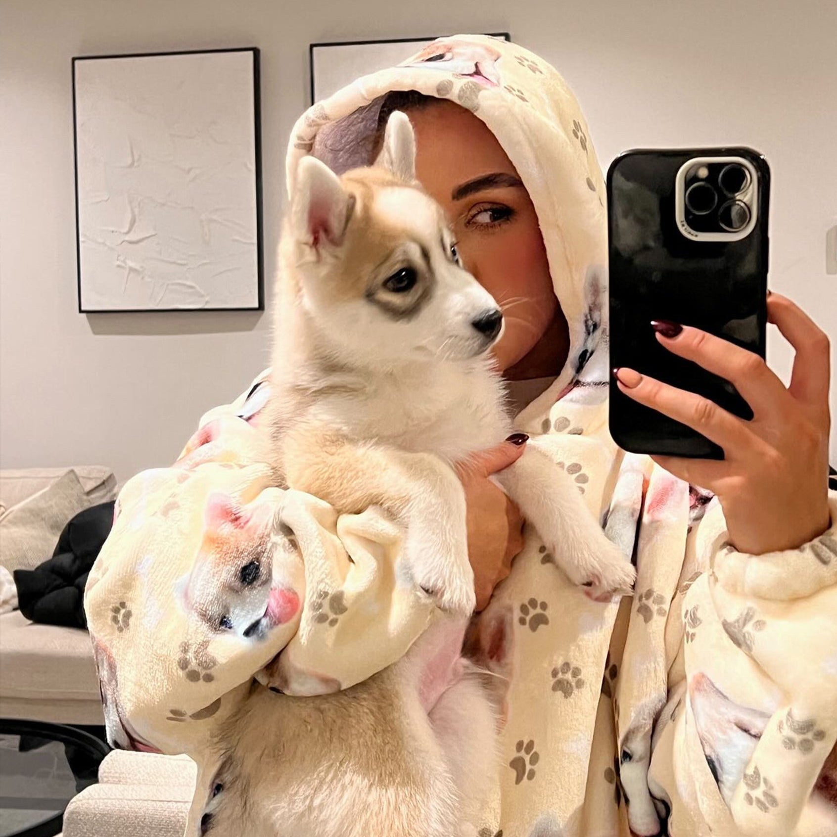 your dog hoodie blanket